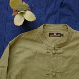 Vintage Green Linen Jacket
